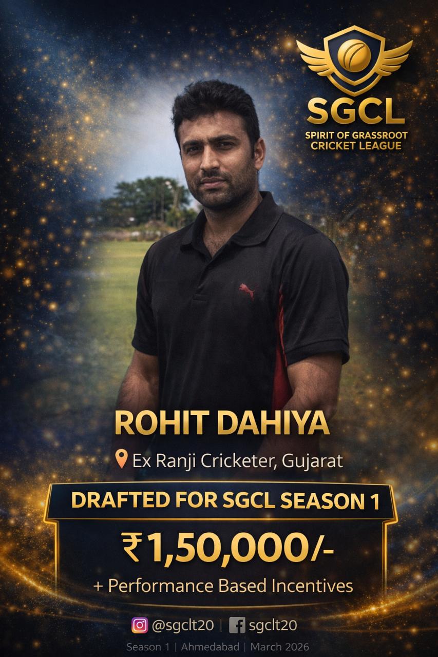 Ex Ranji cricketer drafted in SGCL Cricket League Season 1